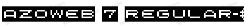 AzoWeb 7 Regular字体转换